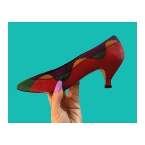Vintage Multicolored Pumps